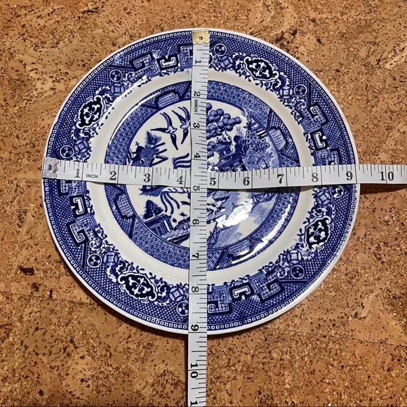 Homer Laughlin Vintage Blue Willow Dinner Plate - Picture 6 of 7